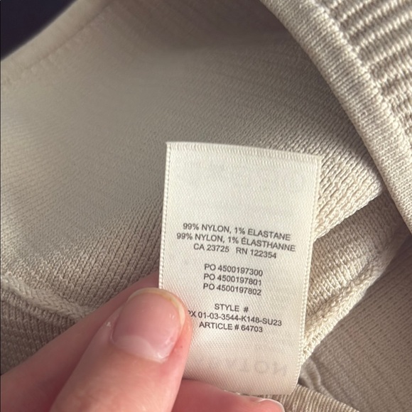 Babaton Ribbed Bandeau top - Picture 4 of 4